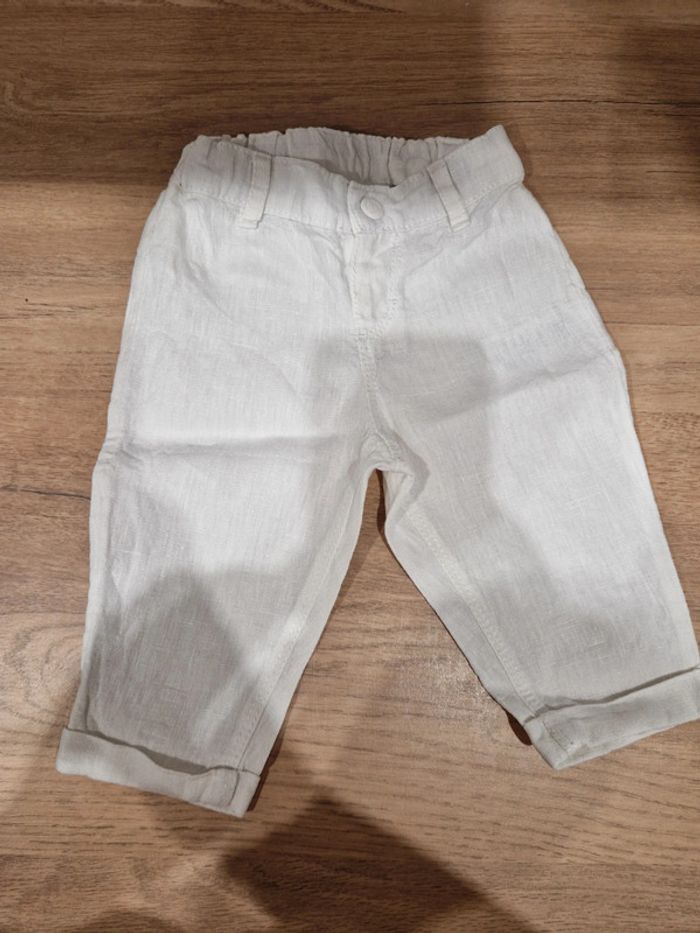 Pantalon en lin petit bateau