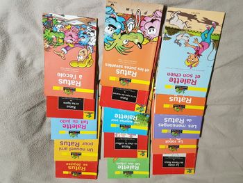 Lot de 14 petits livres collection Ratus et Ralette