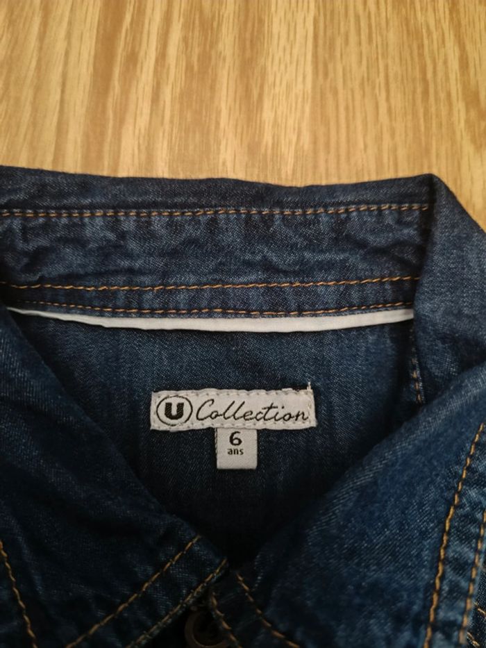 Chemise ML jean léger 6 ans - photo numéro 2