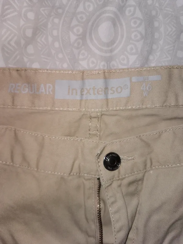 Pantalon beige homme taille 56 neuf - photo numéro 3