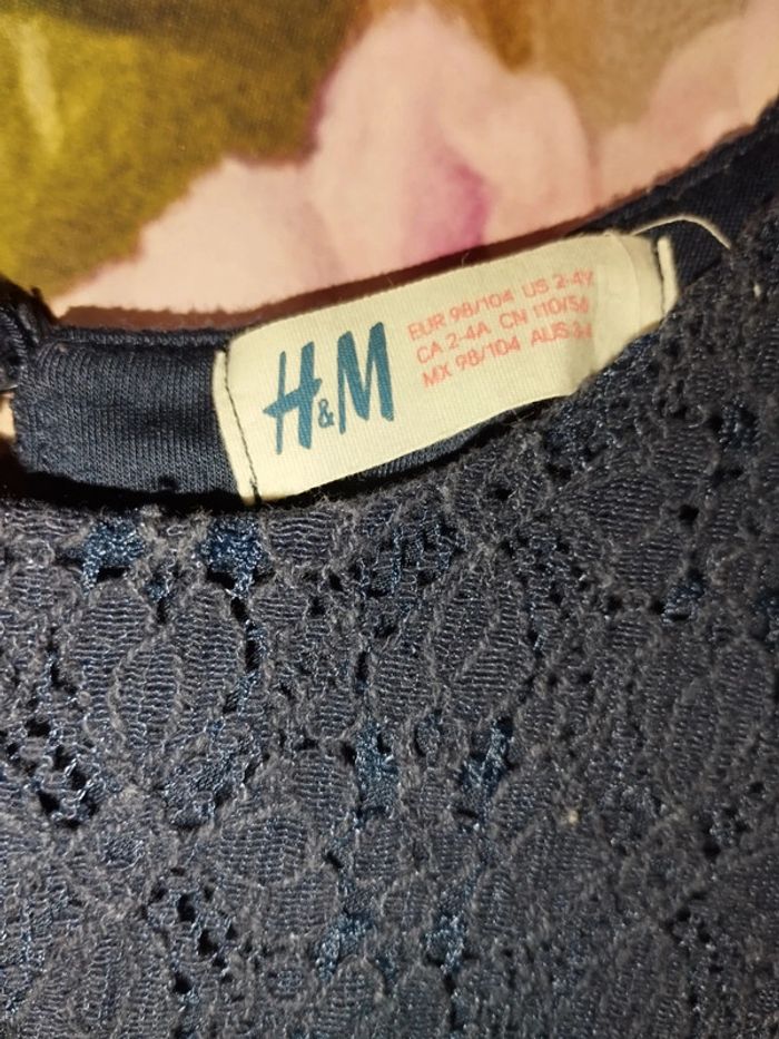 Robe bleu dentelle - photo numéro 3