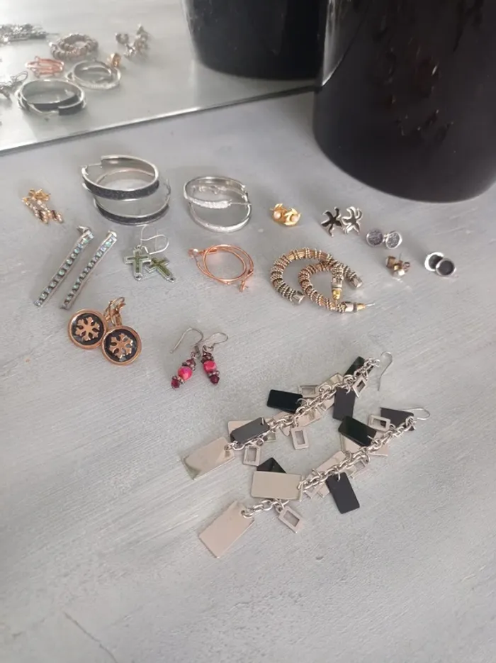 Lot:Boucles/Points d'oreilles, Créole - photo numéro 2