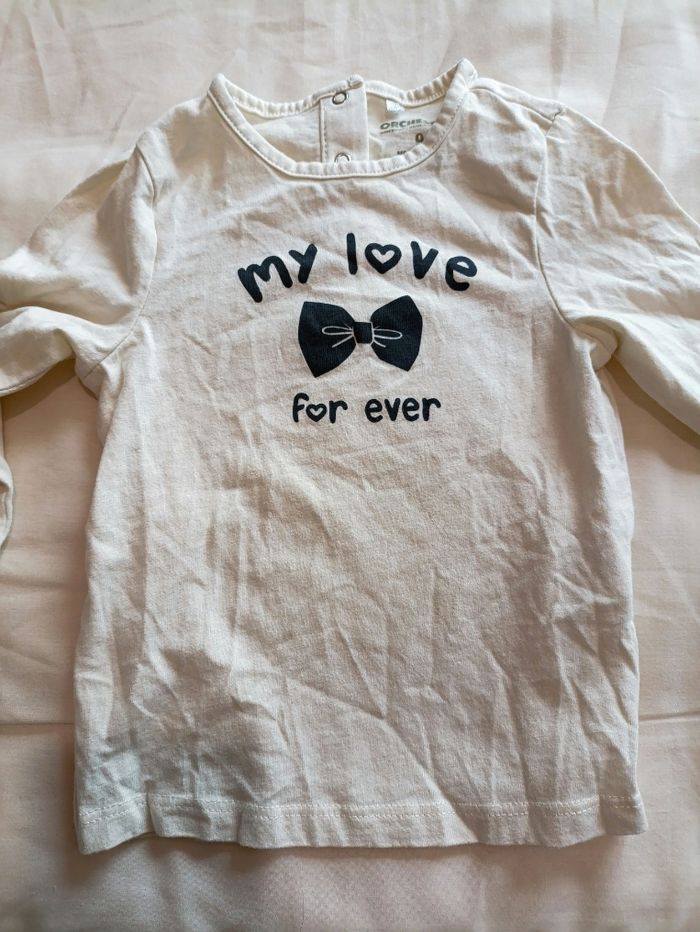 T-shirt manches longues 9 mois - photo numéro 2