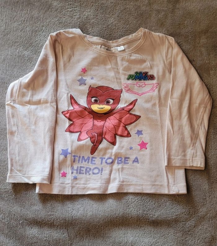 T-Shirt Manche longue 3 ans Pj Masks - photo numéro 2