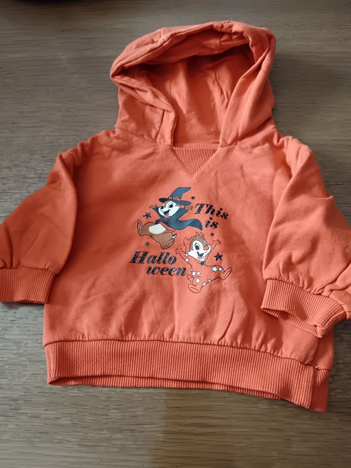 3 pulls et 1 t-shirt ML halloween 3 mois - photo numéro 2