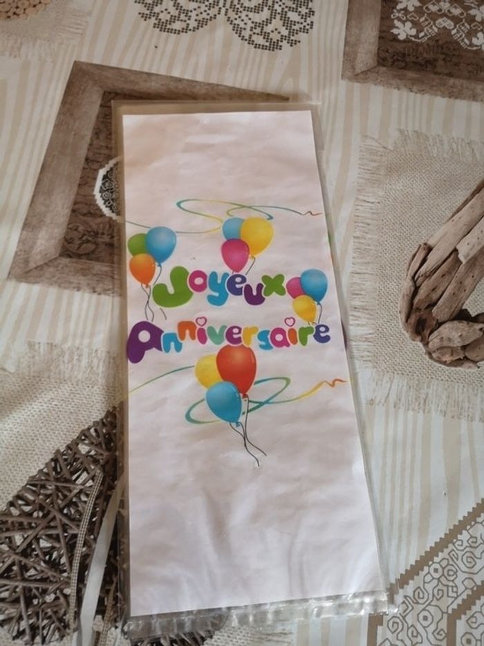 Sachet pour anniversaire