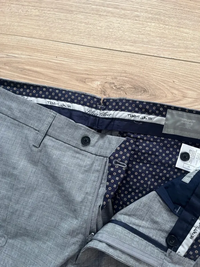 Pantalon Teddy Smith neuf taille 44 jamais porté gris - photo numéro 4