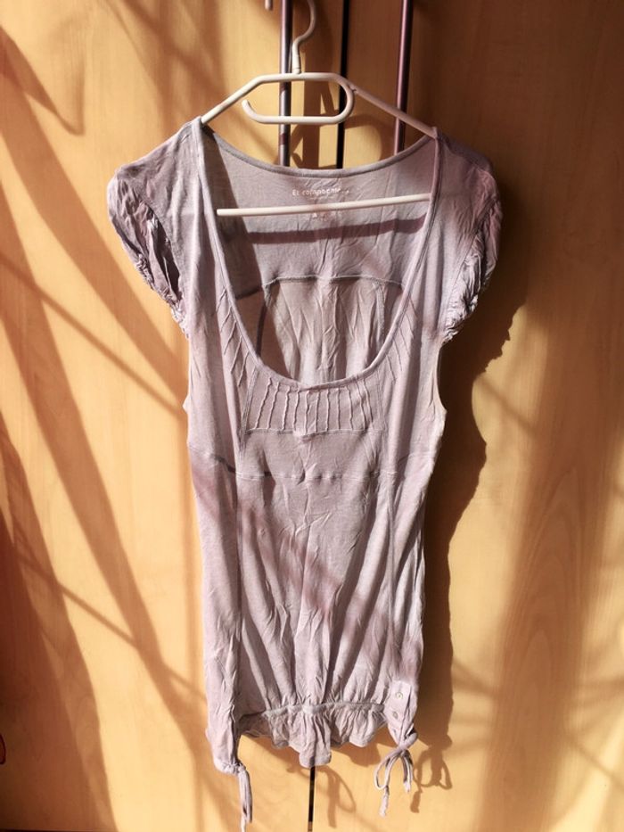Robe légère gris perle de plage taille 3 Et Compagnie