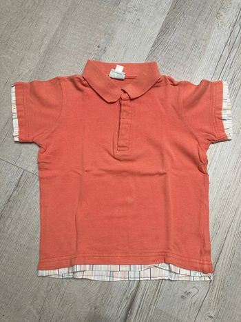 Polo MC orange 36 mois
