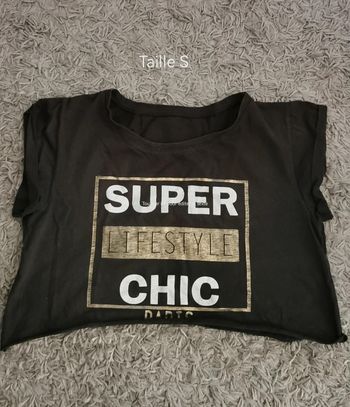 Crop top taille S