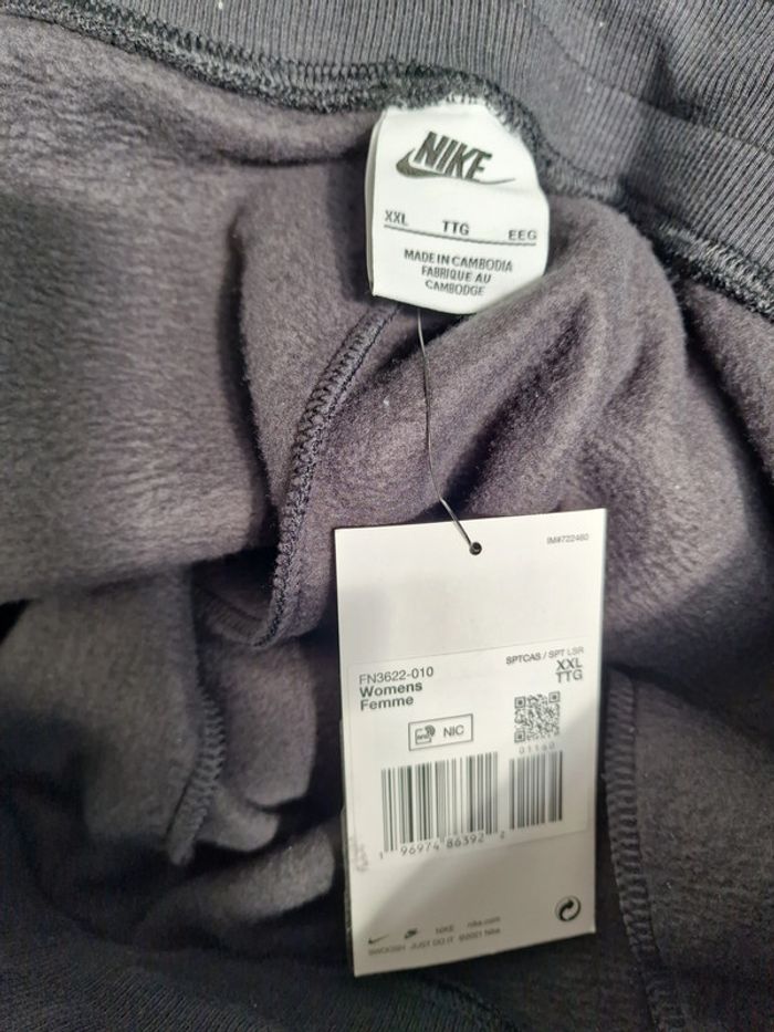 Pantalon Ample Taille Haute Nike Sportswear Phoenix Plush - photo numéro 9