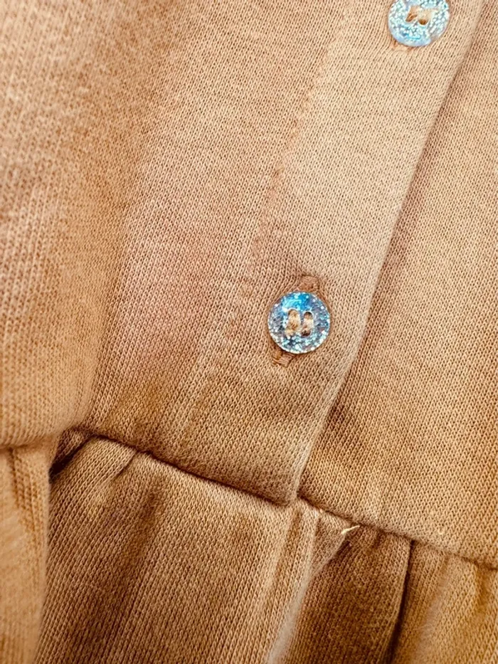 Taille 12 ans robe fille TAO moutarde 🩷 - photo numéro 3