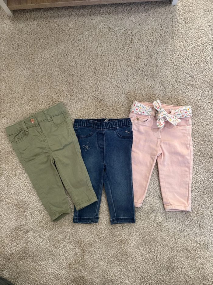 Lot de 3 pantalons taille3 mois