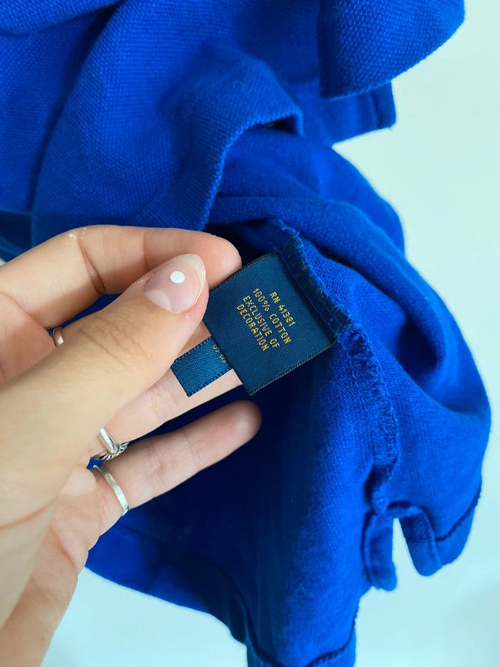 Polo bleu - photo numéro 6