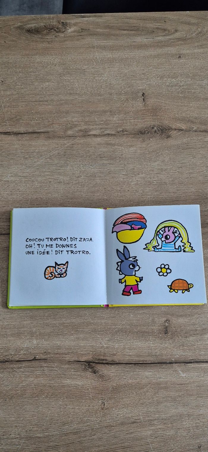 Livre Trotro et Zaza font une cabane - photo numéro 4