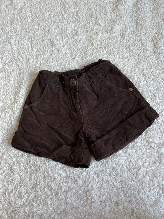 Short en velours
