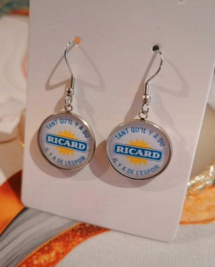 Boucle d'oreille Ricard - photo numéro 2