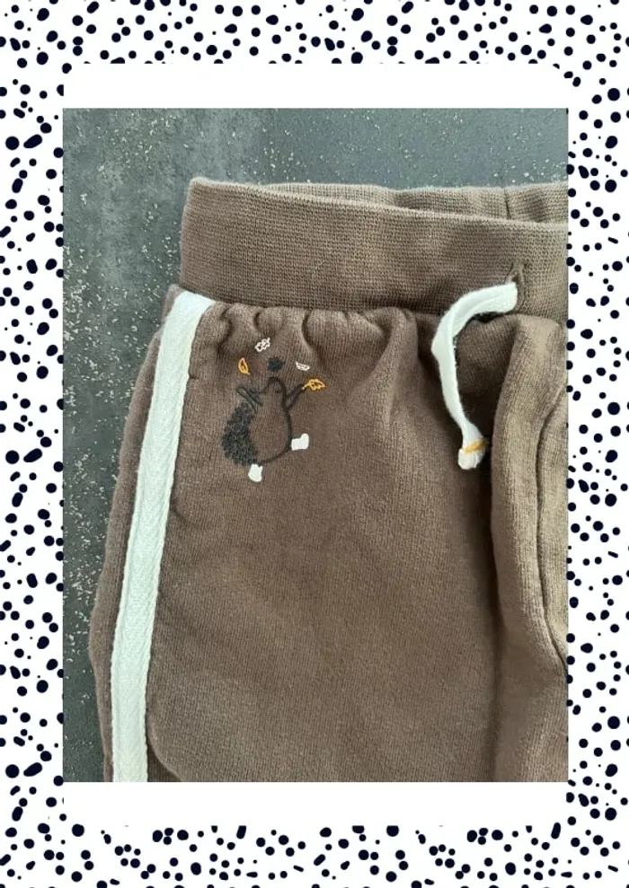 Ensemble teeshirt manches longues Tape à l’œil et jogging Sergent Major taille 9 mois - photo numéro 7