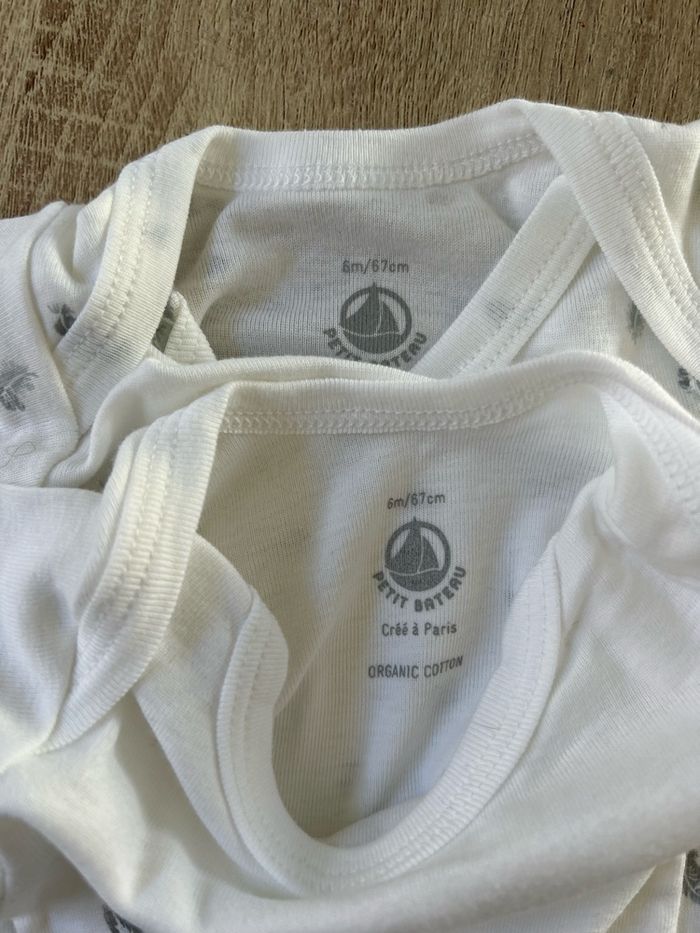 2 bodies manches courtes bébé fille - photo numéro 2