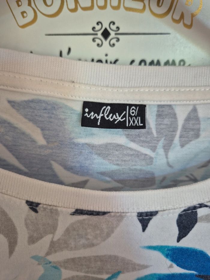 Très joli Tee-shirt estival Influx taille XXL - photo numéro 4