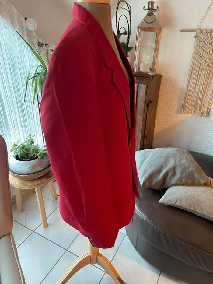 Blazer homme bordeau XL - photo numéro 4