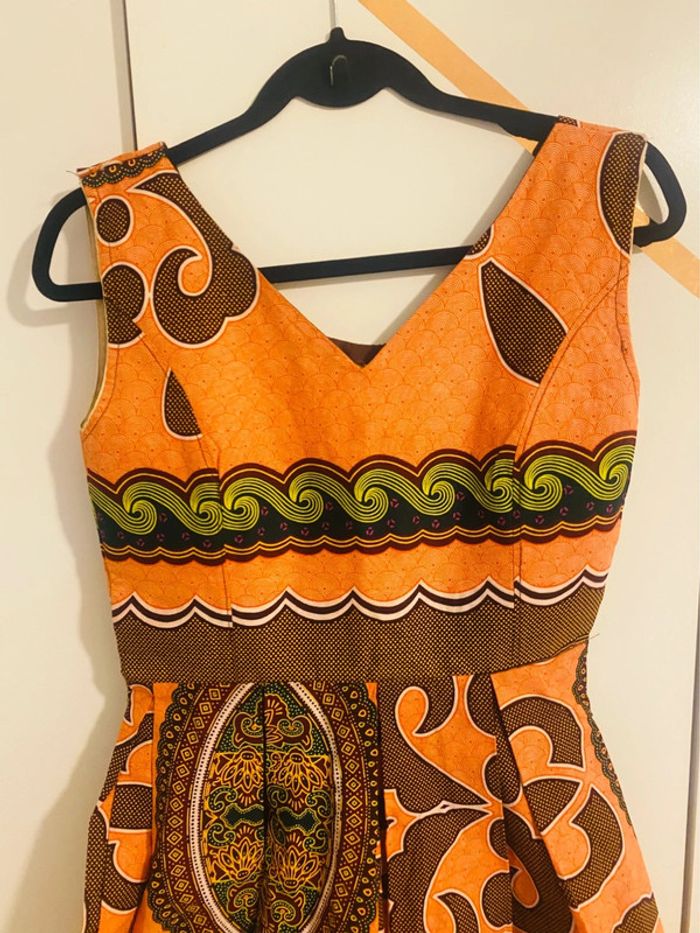 Robe fait main wax taille M - photo numéro 2