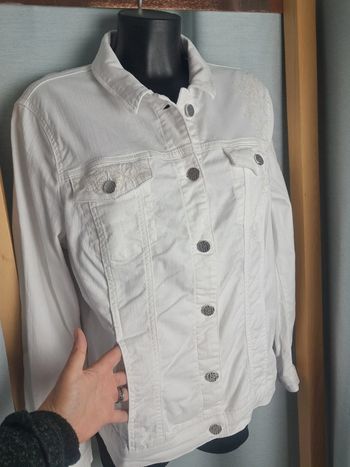 Leconte veste blanche été en jean T.46 neuve