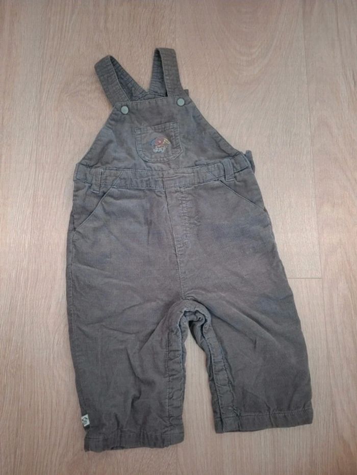 Salopette velours Obaïbi 6 mois