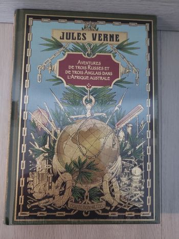 Livre Jules Verne Aventures de 3 russes et de 3 anglais dans l'Afrique Australe