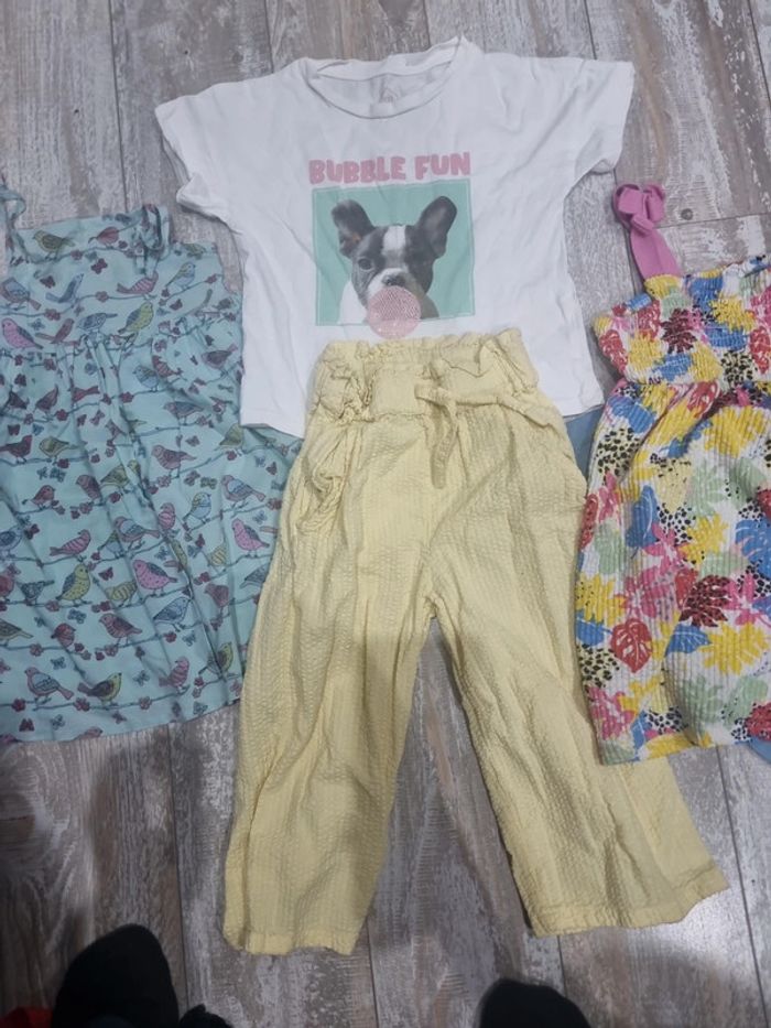 Lot 5 vêtements fille 3ans - photo numéro 3