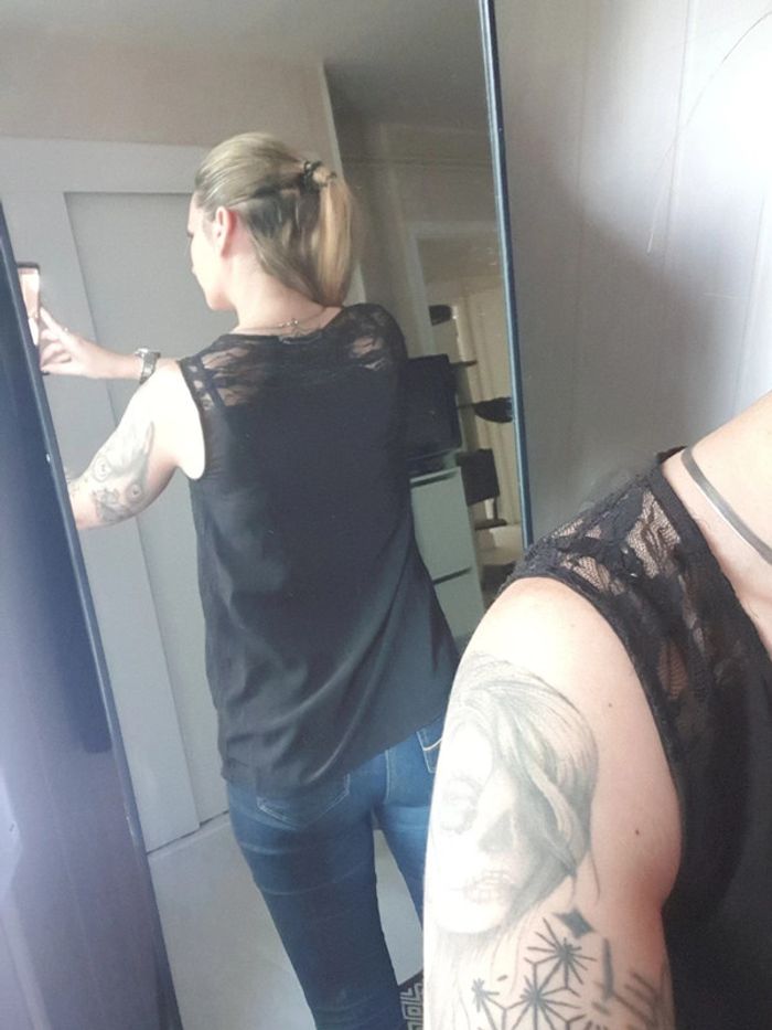 Débardeur bretelles dentelles - photo numéro 4