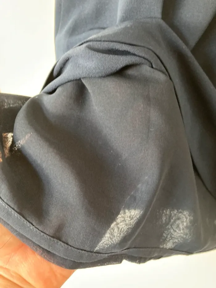 Robe droite bleu marine Cyrillus noeud dans le dos - photo numéro 8