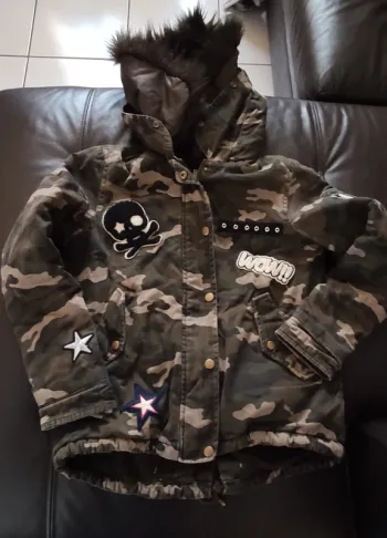 Manteau Jennyfer XS camouflage