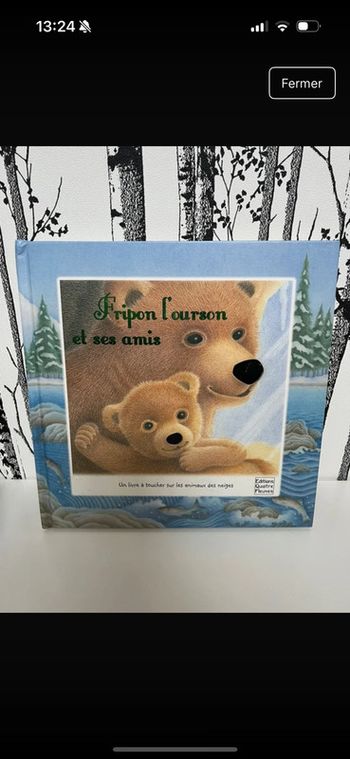 Livre Fripon l'ourson et ses amis