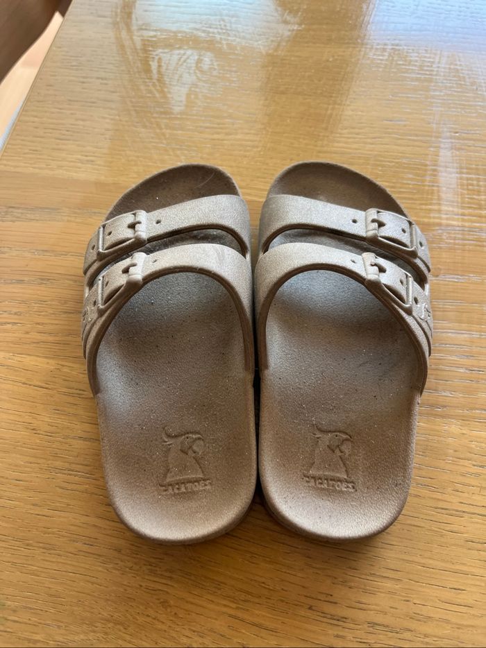 Claquettes cacatoès marron - photo numéro 2