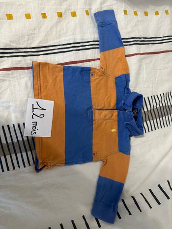 Polo Ralph Lauren manche longue 12 mois