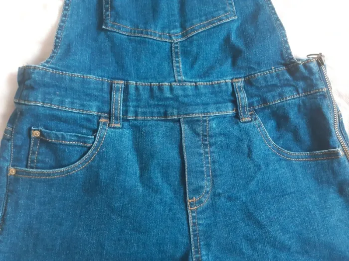 Salopette Short Jean fille - photo numéro 2