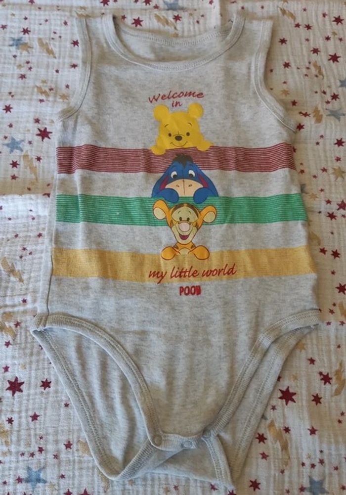 Body débardeur Disney Tigrou Winnie 36 mois