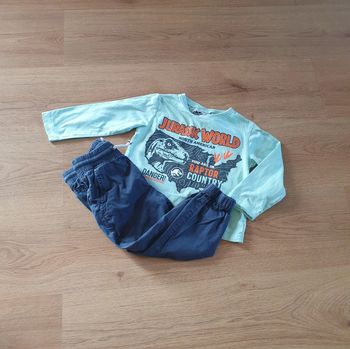 💚 Ensemble tee-shirt ML pantalon 2/3 ans-3 ans H&M/Tex #emyfleury_3ansgarçon