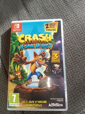 Jeu Switch crash bandicoot