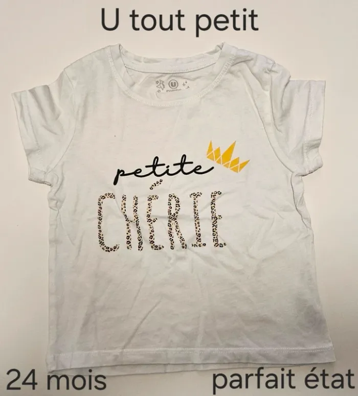 Lot de 6 t-shirts - parfait état - 24 mois - photo numéro 5