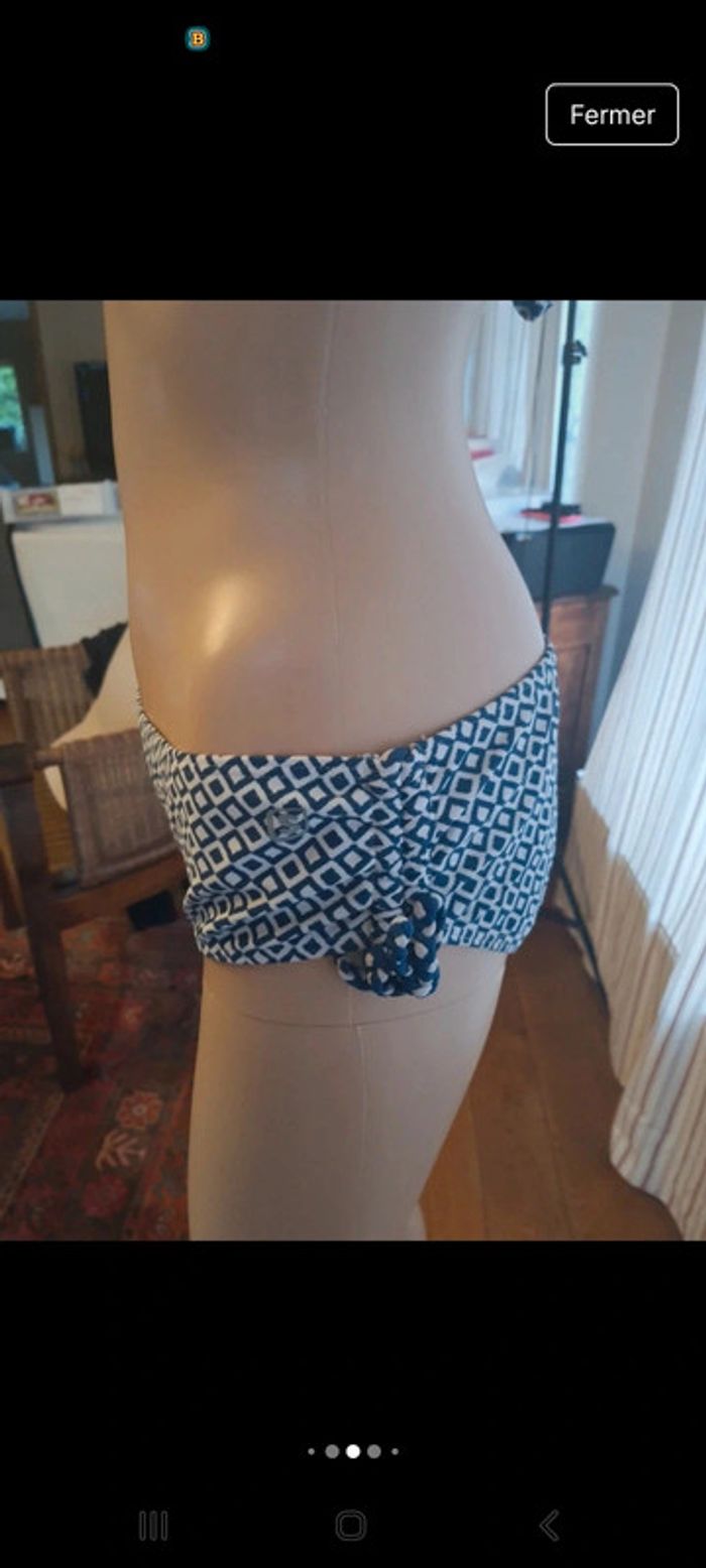 Bikini Shiwi Bleu/Blanc eu 40 fr 38/40 bonnet A/B - photo numéro 6