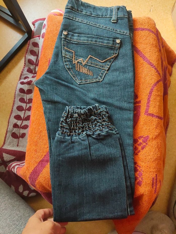 Jeans fille pattes serrées 12 ans - photo numéro 3