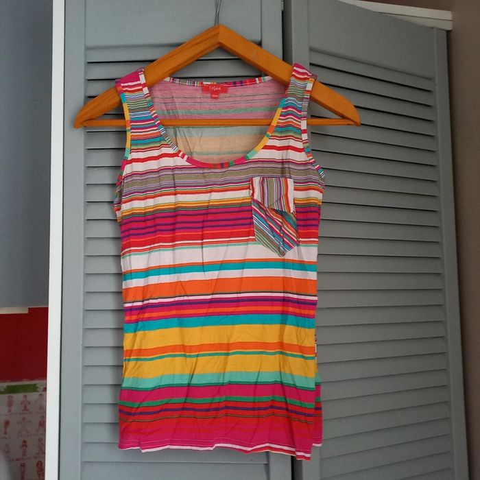 Débardeur rayé coloré