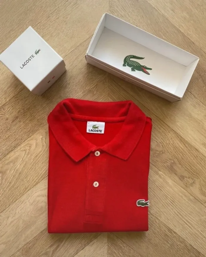 Polo Lacoste rouge