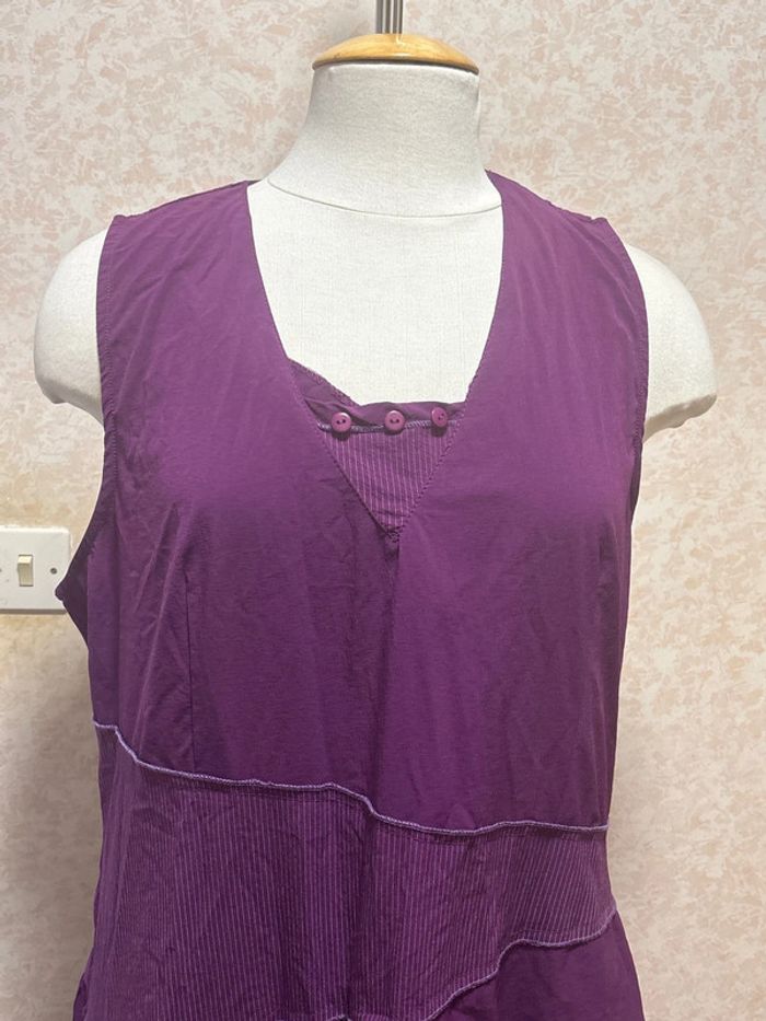 Robe violette taille 44 marque c.b fashion - photo numéro 4