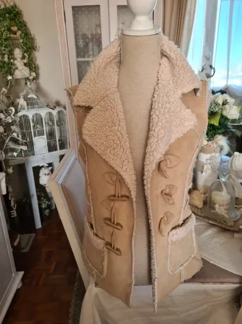 Veste fourrée sans manches Tex Taille M