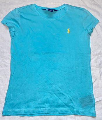 tshirt Ralph Lauren 7 ans une mino tache