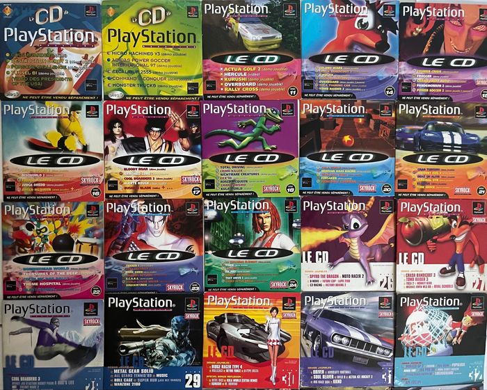 gros lot de 35 demos PS1 Playstation Magazine - photo numéro 2