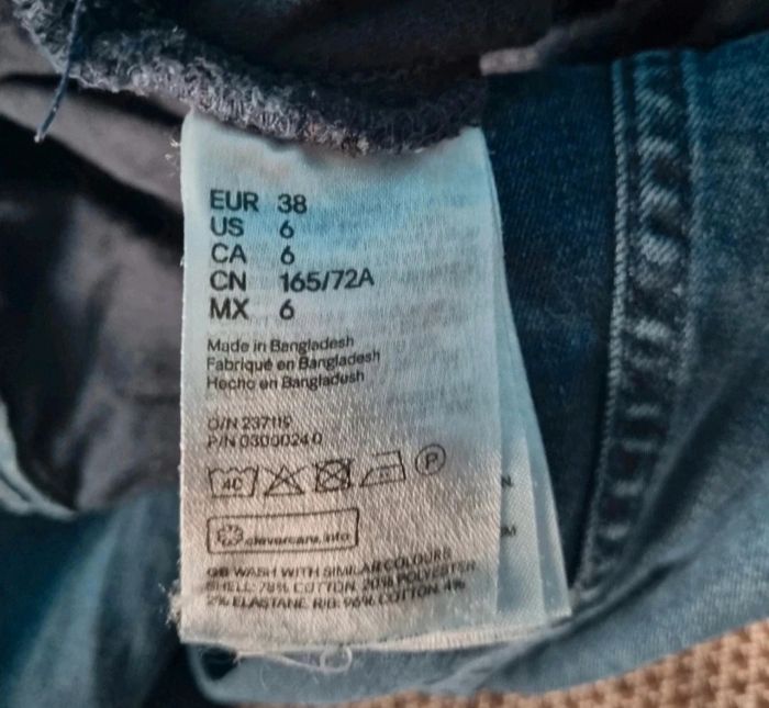 Jeans de grossesse marine Super Skinny taille 38 - photo numéro 6